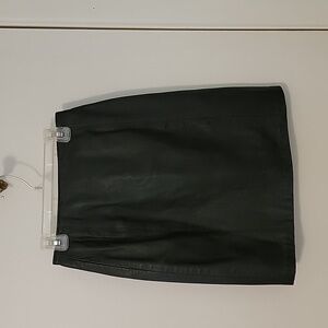 Leather skirt